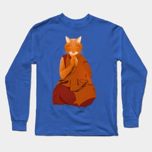 Lama Tiger Cat Long Sleeve T-Shirt